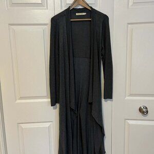 Grey Cardigan Duster
